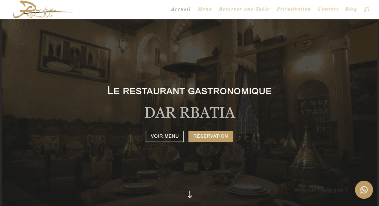 Dar Rbatia — Une maison, une table, une réservation.